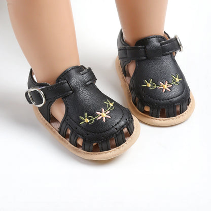 Infant Baby Boys Girls Sandals Summer Baby Wedding Dress Flat Shoes Newborn Crib Shoes First Walkers Prewalkers Shoes ﻿ ﻿