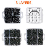 Auto Plastic Bumper Fastener Rivet Retainer Push Type Engine Cover Fastener Fender Car Door Trim Panel Clip