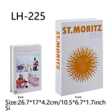 Travel Series Fake Book Decoration Coffee Table Living Room Fashion Fake Book Storage Box Decor Model Room IBIZA CAPRI