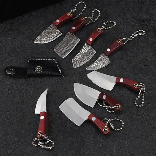 Mini cuchillo portátil Demolition Express, cuchillo de colección, llavero, adorno fuera de la caja, apertura de tapa de botella de cuchillo portátil