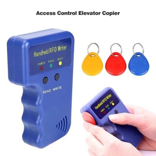 RFID Handheld Writer Duplicator, Read Rewritable, ID Keyfobs, Card Tag, Copy EM4305, T5577, EM4100, TK4100, Fast Shipping, 125KHz 