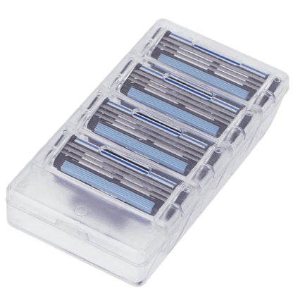Repuesto de afeitadora de 3 capas, cuchilla de acero inoxidable, cabezal de corte afilado, cuchillas de repuesto, cuchillas de afeitar manuales resistentes al desgaste para hombres