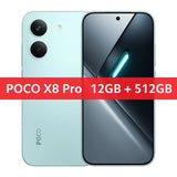 Global Version POCO X8 Pro 6500mAh battery W HyperCharge 50MP hand camera Supports NFC