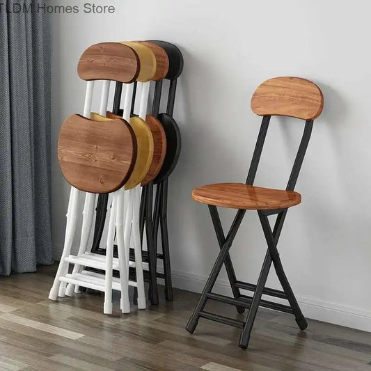 Custom Nordic Dining Chairs Modern Aesthetic Fold Ergonomic Chair Kitchen Trendy Outdoor Chaises Salle Manger Home Furniture