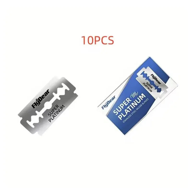 100PCS/10PCS Stainless Steel Double Edge Safety Razor Blades Professional Men's Barber Shave Hair Removal Tool