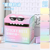 Mr. Paper 6Style 105Sheets/roll Pull-out Sticky Notes Student Stationery Sticky Notes Transparent Color Sticky Notes