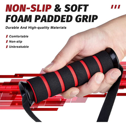 Cuerda para bajar tríceps, manijas de tracción facial, cuerda de empuje hacia abajo para bíceps, espalda, hombros, tríceps, cuerda de tensión para fitness, accesorio de gimnasio
