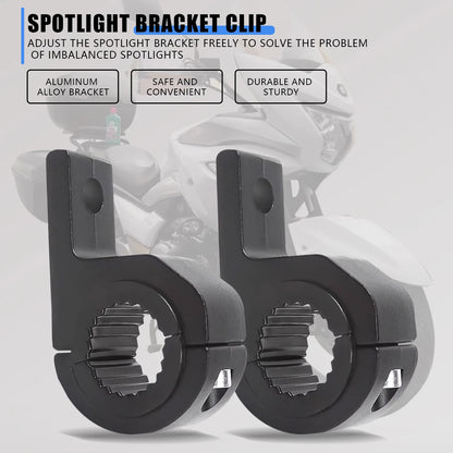 ATV Car Motorcycle LED Headlight Clamps Brackets Tube Clamp Mount Kit For Auto Motorbike Spotlights Fog Light Mount Accessories