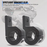 ATV Car Motorcycle LED Headlight Clamps Brackets Tube Clamp Mount Kit For Auto Motorbike Spotlights Fog Light Mount Accessories