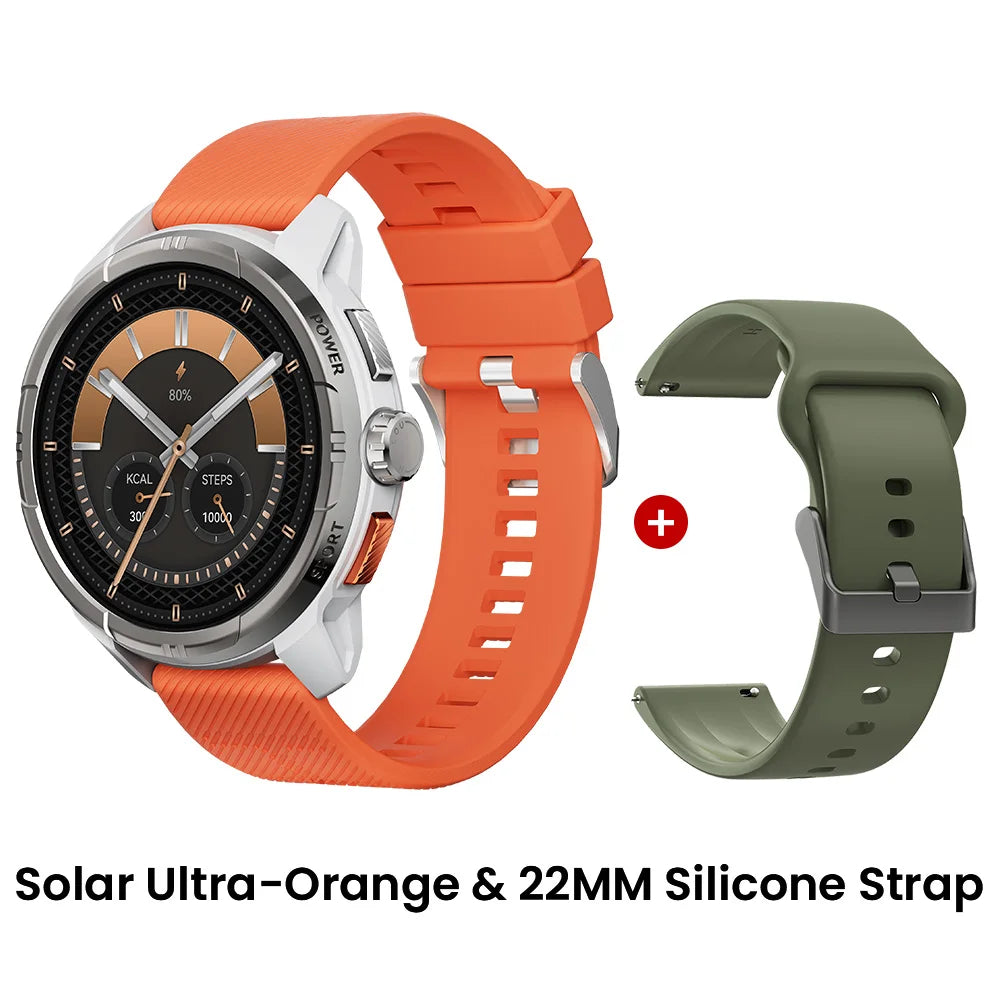 HAYLOU Solar Ultra GPS Smartwatch 1.6” AMOLED Display 5ATM Waterproof Built-in GPS Bluetooth Phone Calls Sports Smart Watch