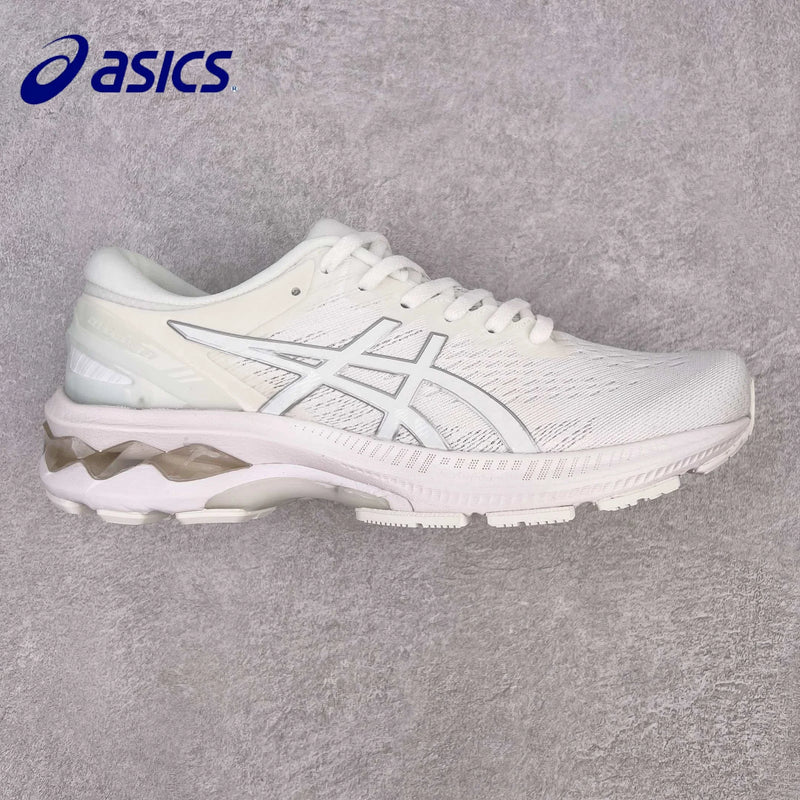 Zapatillas de running Asics Gel Kayano 27 Original para hombre, color negro, amortiguación Gel Kayano 27 K27, transpirables.