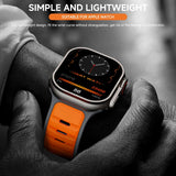 For Iwatch Series 11 10 9 8 7 6 5 4 SE3 Ultra 1 2 Silicone Strap Sports Band for Apple Watch 49mm 46mm 45mm 44mm 42mm 41mm 40mm