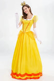New Princess Dress Palace Party Queen Skirt Pink Peach Blossom Clothes Anime Halloween Costumes for Women
