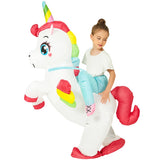 Adult Rooster Inflatable Costume Funny Unicorn Elk Animals Inflatable Suit Halloween Carnival Half Body Blow Up Suit for Cosplay