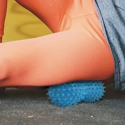Peanut Massage Spiky Ball para Plantar Fast, treinamento, dor muscular, estresse, massageador para os pés, rolo de relaxamento, bolas miofasciais, 1pc