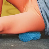 Peanut Massage Spiky Ball para Plantar Fast, treinamento, dor muscular, estresse, massageador para os pés, rolo de relaxamento, bolas miofasciais, 1pc