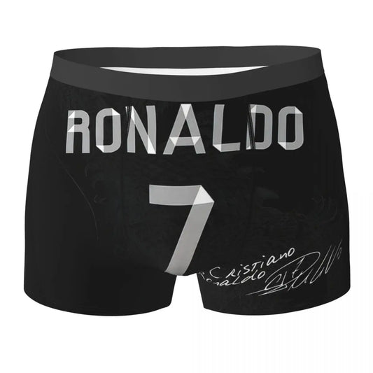 Boxer Underpants Shorts Cristiano Ronaldo Cr7 Panties Men Ventilate Underwear for Homme Man Boyfriend Gifts