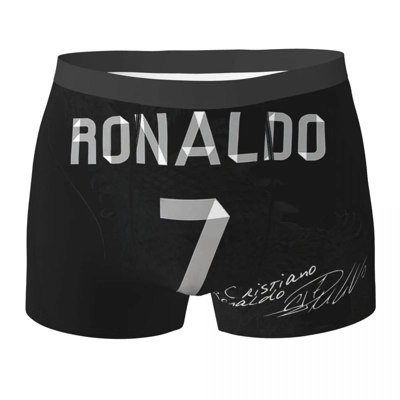 Boxer Underpants Shorts Cristiano Ronaldo Cr7 Panties Men Ventilate Underwear for Homme Man Boyfriend Gifts