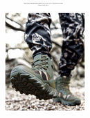 Upgraded Tactics Combat Training Boots Male Outdoors Camping Anti-wear Rapid Response Hiking Shoes Fishing Hunting Sneakers Men