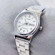 Relógio feminino Casio LTP - V006 prata quartzo com calendário e a prova de agua