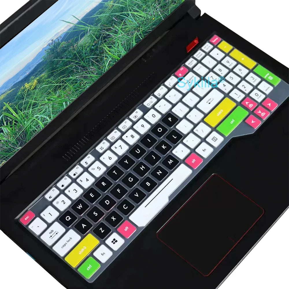 Keyboard Cover for ASUS TUF Gaming A15 A16 A17 Dash F15 F16 F17 FA507 FA607 FX507 FX607 FA707 Silicone Protector Skin Case 15 16