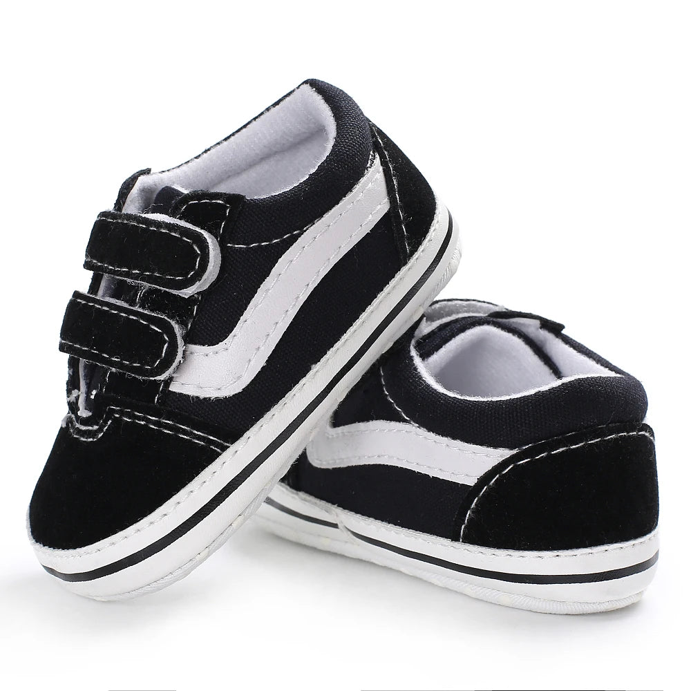 Newborn Baby Canvas Shoes Anti-slip Soft Baby Boy Girl Sneakers Casual Multi-Color Toddler First Walkers Crib Shoes