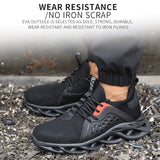 Men's Safety Footwear: Indestructible Steel Toe Protective Boots - Anti-Smash, Anti-Puncture, Work Safety, Anti-Slip Shoes