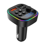 Car MP3 Player with Wireless FM Transmitter and USB-C Fast Charging Port for Reliable Connection and Hands-Free Use