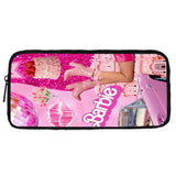 Mochila escolar infantil con diseño de Barbie y bolsas para el almuerzo y lápices para guardería, el mejor regalo para niños y niñas.