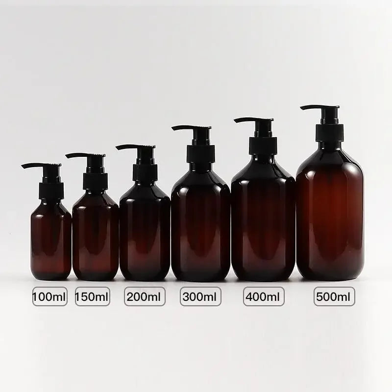 Dispensador de botellas vacías de 100/200/300/400/500 ml, rellenables, para champú, gel de ducha, cocina, recipiente de plástico para líquidos.