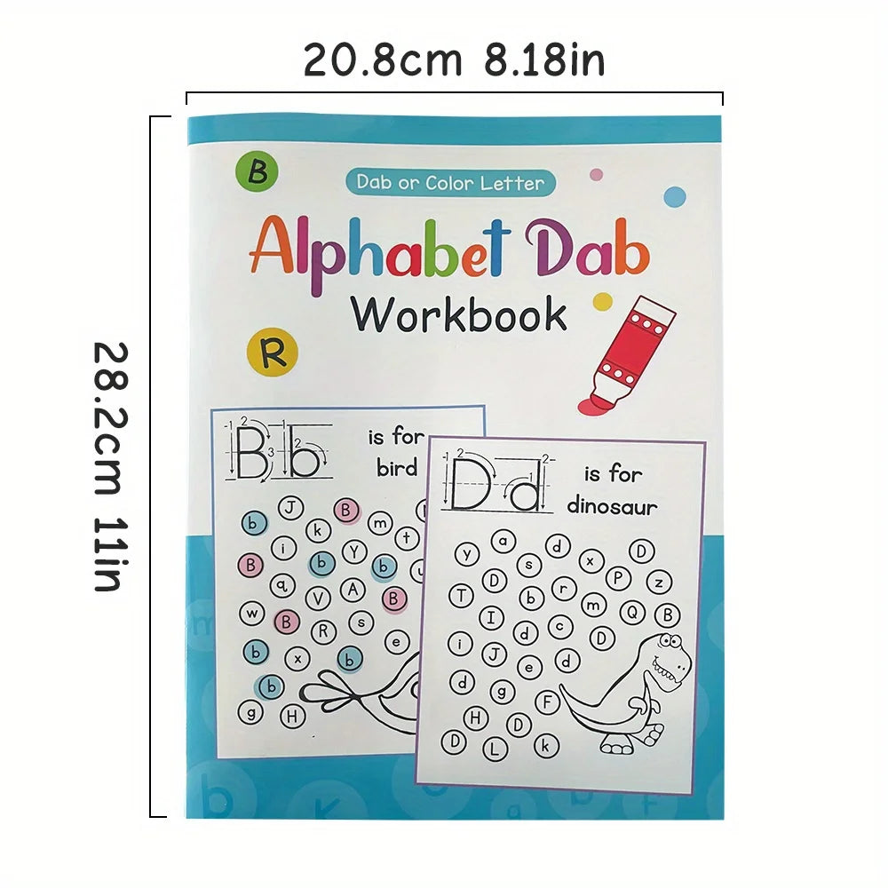 English Language Learning Alphabet A-Z Learning Workbook for Youngsters - Educational English Language Coloring Book