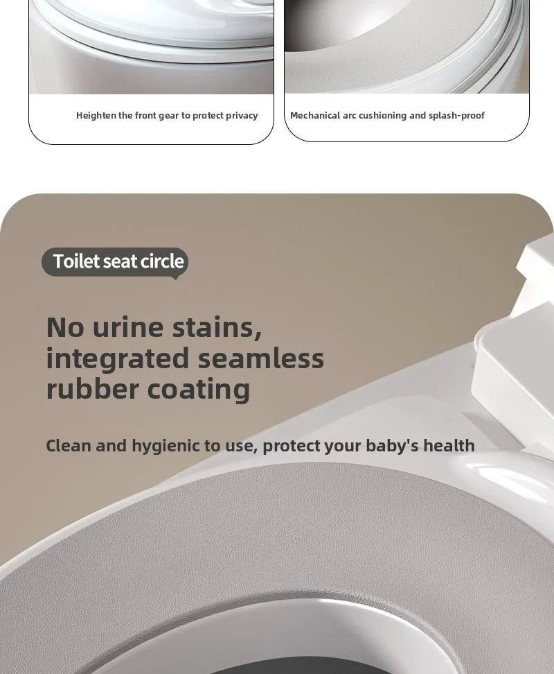 Children's Toilet Seat Potties Seat Children's Toilet Seat Universal Splash Proof Toilet Training for Male and Female Babies