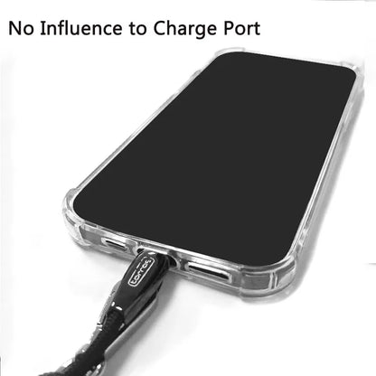 Adjustable Hanging Piece Mobile Phone Back Clip Fixed Card Hanging Neck Universal Lanyard Safety And Anti Loss Crossbody Strap