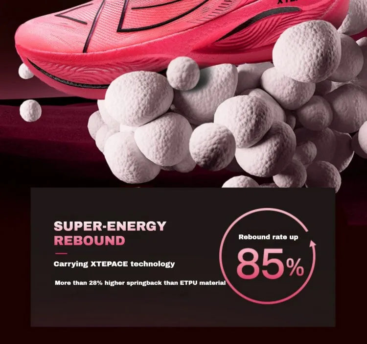 Xtep 160X 3.5 Pro Running Shoes Professional Marathon PB Carbon Plate Sport Shoe Cushioning Shock Sneakers 976419110084