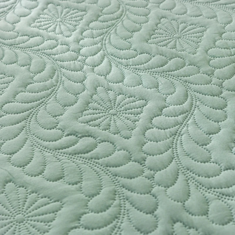 Waterproof Quilted Mattress Cover - Cotton Top, Antibacterial Fiber Fill, TPU Waterproof Layer - A-Class Health Standard