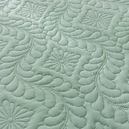Waterproof Quilted Mattress Cover - Cotton Top, Antibacterial Fiber Fill, TPU Waterproof Layer - A-Class Health Standard
