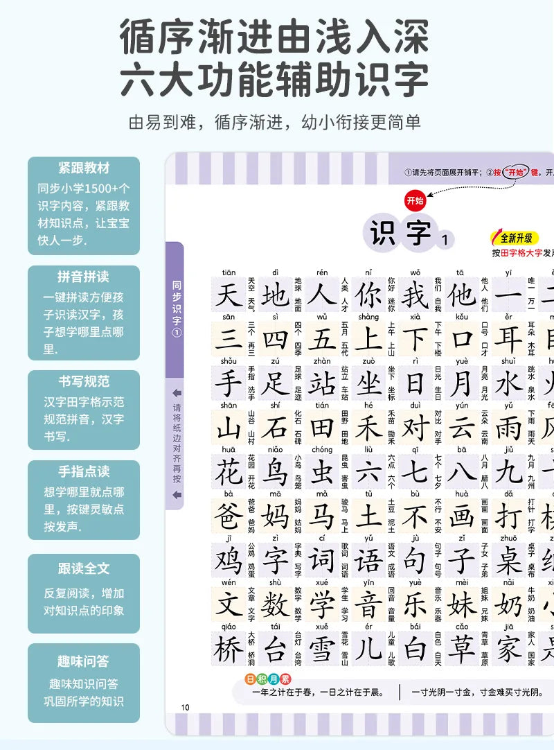 Language, Math, English Enlightenment, Audiobooks, Children's Cognitive Early Education, Learning Aids