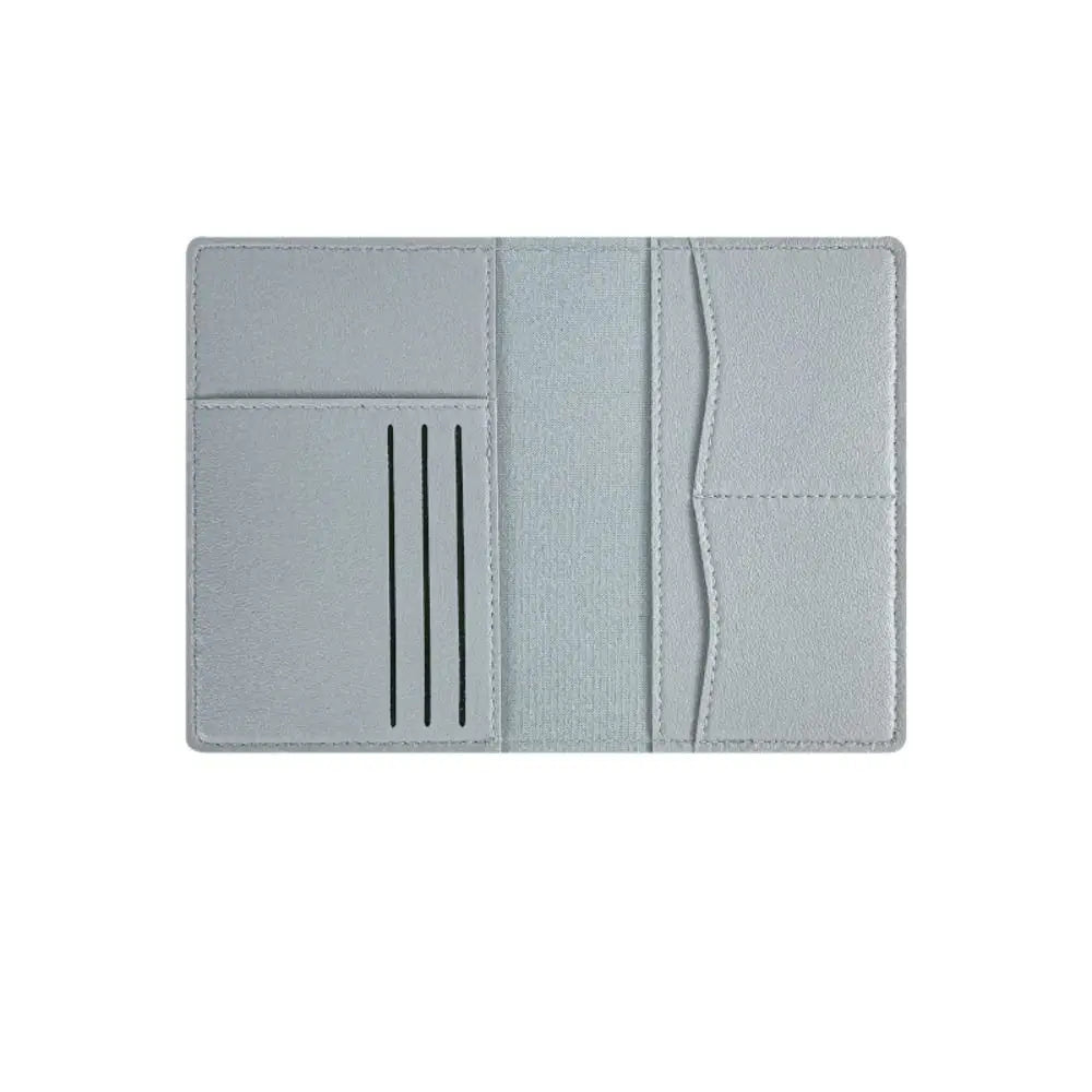 New Travel PU Passport Cover High-capacity Multiple Card Slots Passport Bag Ticket Holder Bussiness Passport Protective Cover