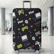 Luggage Protective Cover With Cartoon Print