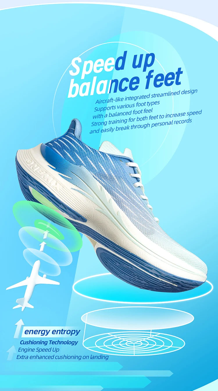 Onemix 2026 Wind Wings Breathable Speed Running Shoes Men Marathon Sports Casual Women Sports Shoes Light Men Outdoor Jump Rope