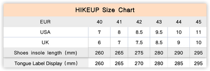 HIKEUP Men Shoes Breathable Splashproof Outdoor Hiking Shoes Mountain Climbing Sport Men Hunting Trekking Sneaker