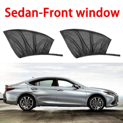 NEW 4pc Car Sun Shade Styling Accessories Hook &amp; Loop Car Window Sun Shade Set - Easy Install, Cool Interior &amp; Privacy Sun Visor