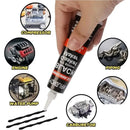 Sellador de juntas de motor, adhesivo de silicona RTV negra de alta temperatura para juntas de motor automotriz, pegamento para coche, 1/3/5/10 unidades