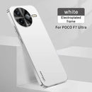 For Xiaomi POCO F7 Ultra Case Hard AG Matte Plating Lens Protective Back Cover Cases For Xiaomi POCO F7 F6 F5 Pro Phone Shell