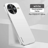 For Xiaomi POCO F7 Ultra Case Hard AG Matte Plating Lens Protective Back Cover Cases For Xiaomi POCO F7 F6 F5 Pro Phone Shell