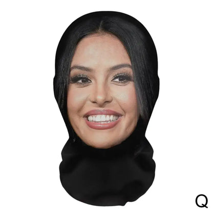 Máscara creativa de Kanye con impresión 3D, malla elástica, máscara facial completa, tocado para cosplay, artículos novedosos, accesorios de fiesta para cosplay para hombres y mujeres