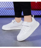 Children's school black spring and autumn children's anti-slip sports shoes, waterproof small white shoes for adults, sizes 28-40