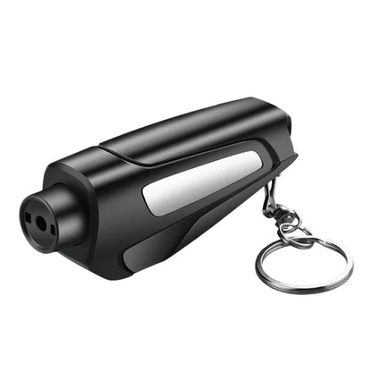 Martillo de emergencia para coche, de aleación, multifunción, rompecristales de emergencia, cortador de cinturón de seguridad, llavero, herramienta de autorrescate.