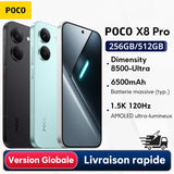 Global Version POCO X8 Pro 6500mAh battery W HyperCharge 50MP hand camera Supports NFC