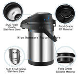 Stainless steel hot water bottle thermos vacuum insulation warm pot Inox Coffee Carafe Thermal Termo para mate carrafa termica